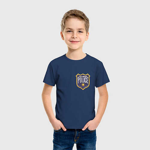 Детская футболка Grammar Police Граммар наци / Тёмно-синий – фото 3