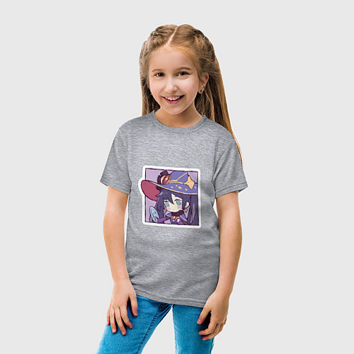 Детская футболка Мона / Меланж – фото 4
