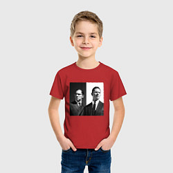 Футболка хлопковая детская Tom hardy, цвет: красный — фото 2
