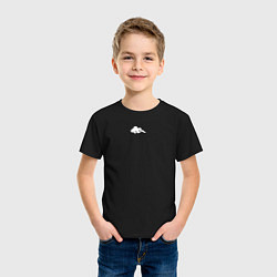 Футболка хлопковая детская Облако, цвет: черный — фото 2