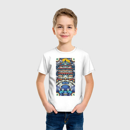 Детская футболка Морской дворец / Белый – фото 3
