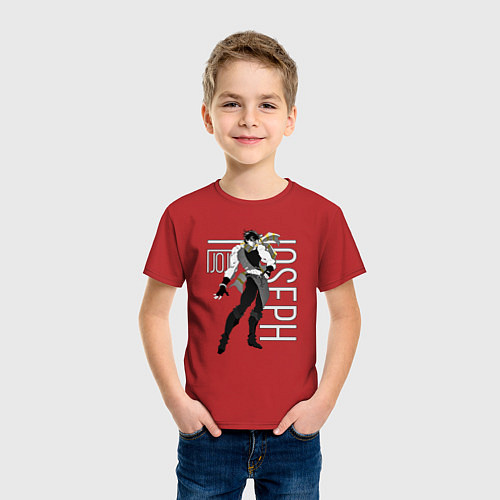 Детская футболка ДжоДжо / Красный – фото 3