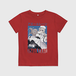 Футболка хлопковая детская Аниме, цвет: красный