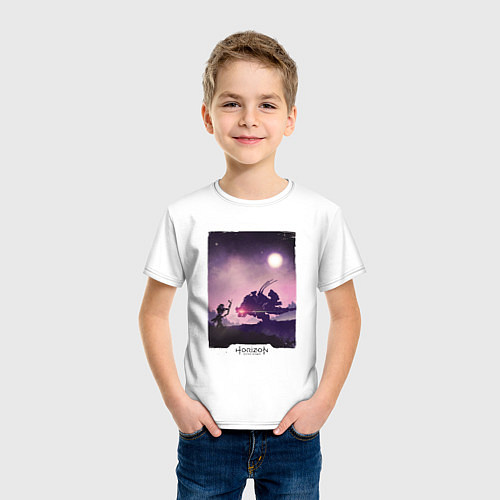 Детская футболка Horizon fight / Белый – фото 3