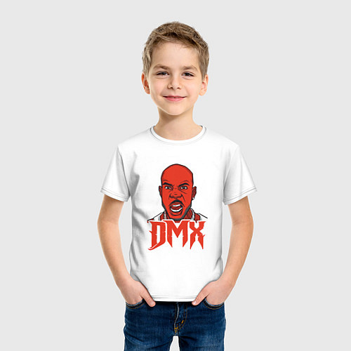 Детская футболка DMX Red / Белый – фото 3