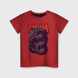 Футболка хлопковая детская Pantera, цвет: красный