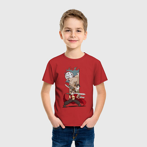 Детская футболка Данте х Мэри / Красный – фото 3