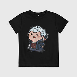 Футболка хлопковая детская Baby Nero, цвет: черный