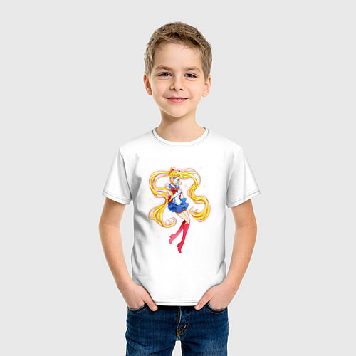 Детская футболка Sailor Moon Kawaii / Белый – фото 3