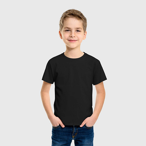 Детская футболка Alina 01 на спине / Черный – фото 3