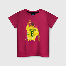 Футболка хлопковая детская R Carlos 6, цвет: маджента