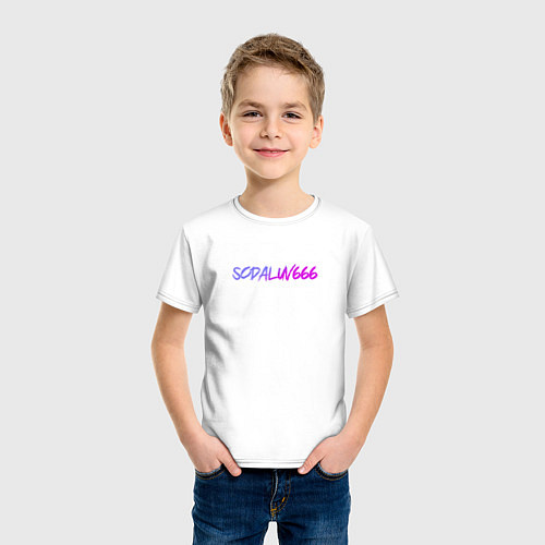 Детская футболка SODALUV / Белый – фото 3