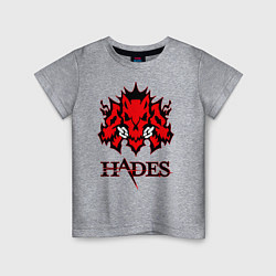 Футболка хлопковая детская Hades, цвет: меланж