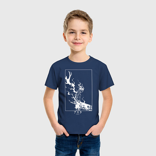 Детская футболка Черный Аста Чёрный клевер / Тёмно-синий – фото 3