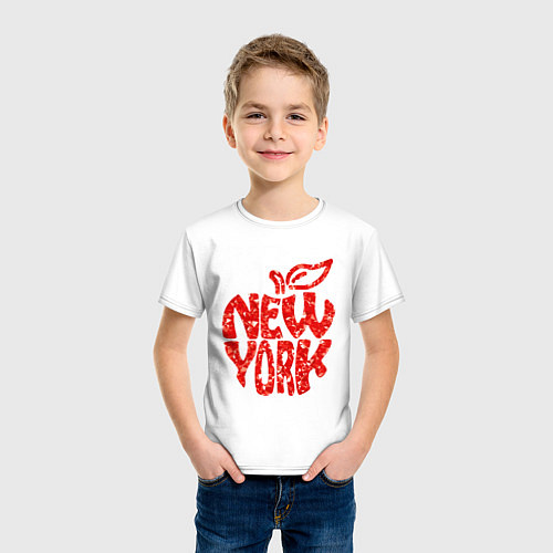Детская футболка NEW YORK / Белый – фото 3