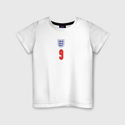 Футболка хлопковая детская Домашняя форма Гарри Кейна, цвет: белый