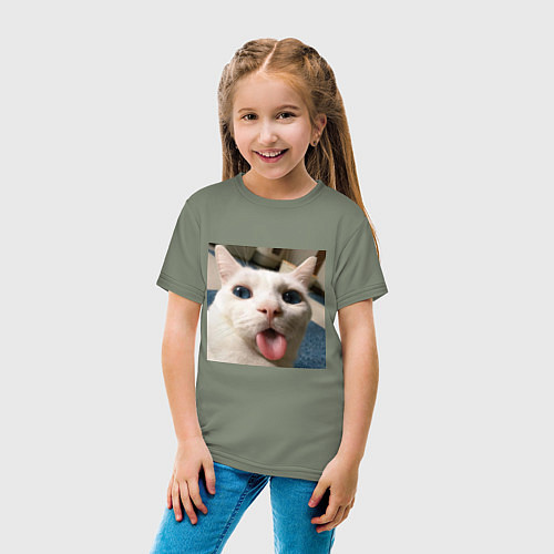 Детская футболка Мем про кота / Авокадо – фото 4