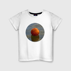 Футболка хлопковая детская Streetball, цвет: белый
