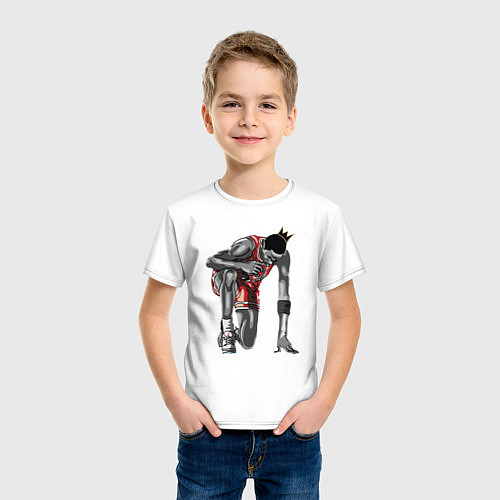 Детская футболка Jordan King / Белый – фото 3