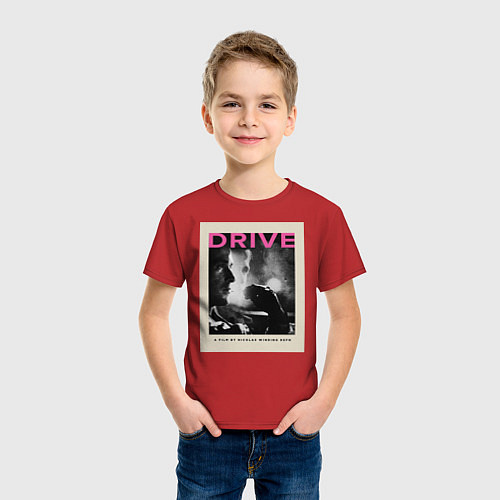 Детская футболка Drive / Красный – фото 3
