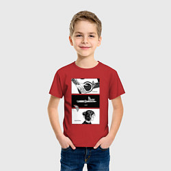 Футболка хлопковая детская Endure and survive, цвет: красный — фото 2