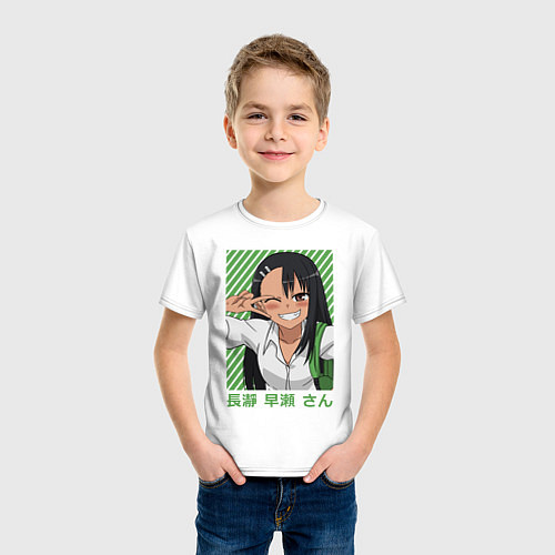 Детская футболка Нагаторо Сан / Белый – фото 3