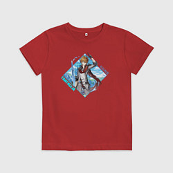 Футболка хлопковая детская Tartaglia, цвет: красный