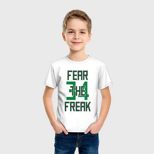 Детская футболка Fear The Freak 34 / Белый – фото 3