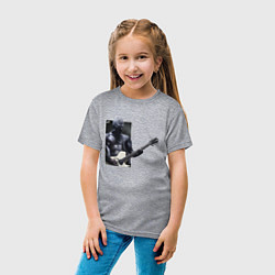 Футболка хлопковая детская Уэс, цвет: меланж — фото 2