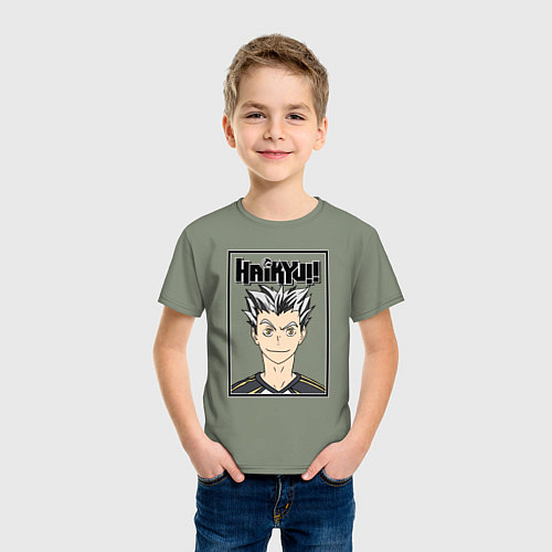 Детская футболка Котаро Бокуто Haikyuu!! / Авокадо – фото 3