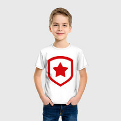 Футболка хлопковая детская Gambit Symbol, цвет: белый — фото 2