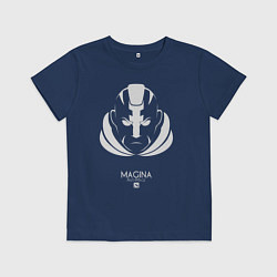 Футболка хлопковая детская Anti-Mage из Доты 2 Magina, цвет: тёмно-синий