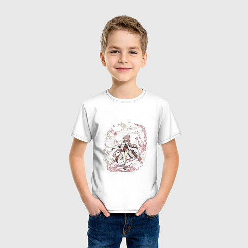 Детская футболка Яэ Мико в деле / Белый – фото 3