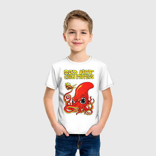 Детская футболка RED HOT CHILI PEPPERS / Белый – фото 3