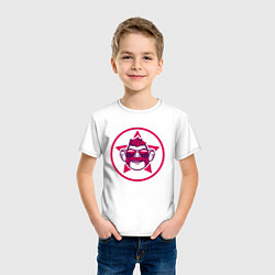 Футболка хлопковая детская Шимпински астронавт, цвет: белый — фото 2