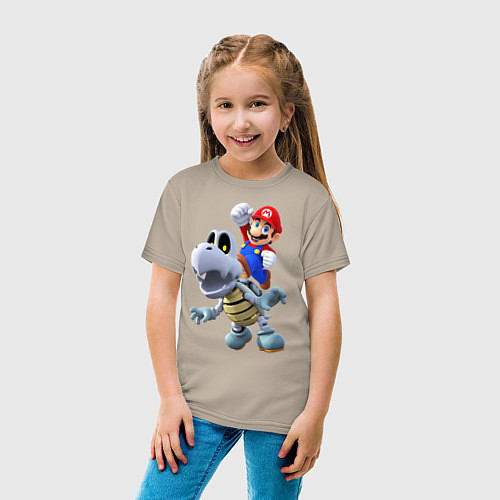 Детская футболка Mario hit / Миндальный – фото 4