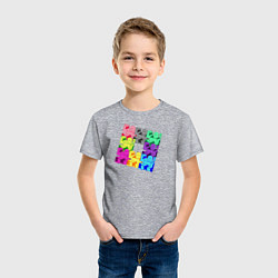 Футболка хлопковая детская Роблокс Roblox, цвет: меланж — фото 2