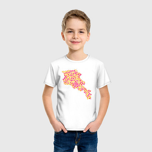 Детская футболка Armenia Stars / Белый – фото 3