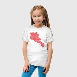 Футболка хлопковая детская Red Armenia, цвет: белый — фото 2