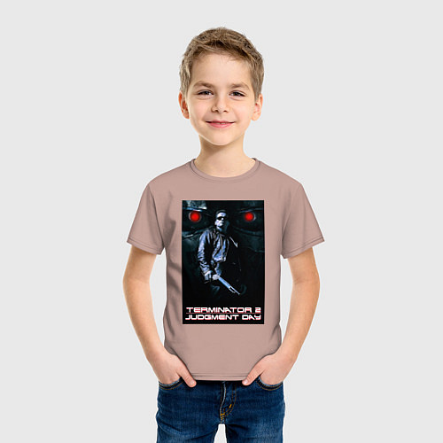 Детская футболка Terminator JD / Пыльно-розовый – фото 3