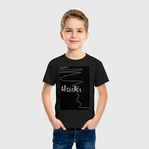 Детская футболка Abstract style / Черный – фото 3