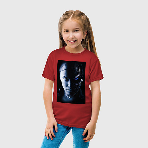 Детская футболка Kristanna Loken / Красный – фото 4
