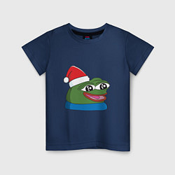 Детская футболка Pepe, pepe happy, Пепе хеппи, pepe happy new year