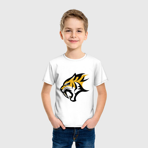 Детская футболка Scream Tiger / Белый – фото 3