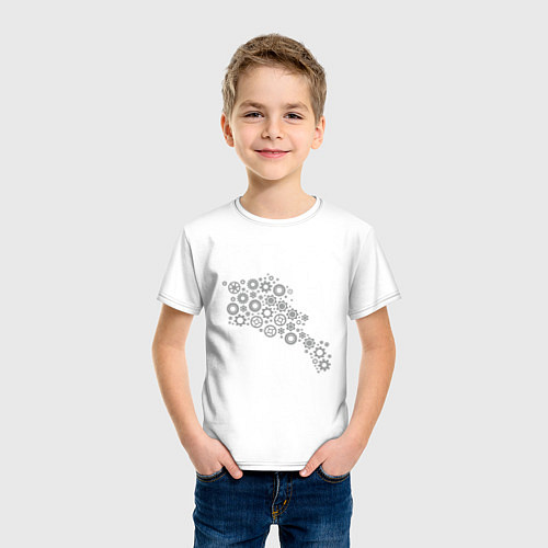 Детская футболка Mechanic Armenia / Белый – фото 3