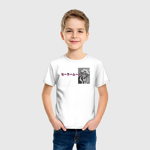 Детская футболка Во имя moon / Белый – фото 3