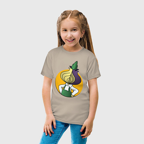 Детская футболка Чиполлино Tor / Миндальный – фото 4