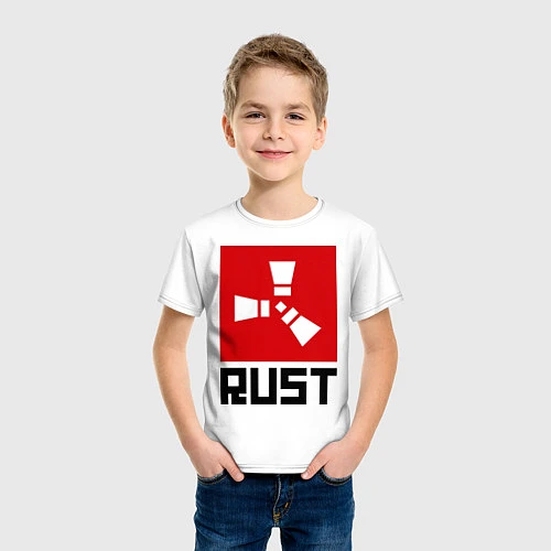 Детская футболка Rust / Белый – фото 3