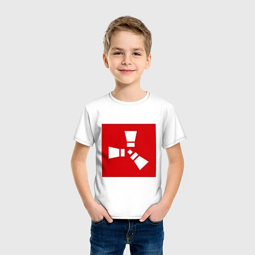Детская футболка Rust / Белый – фото 3