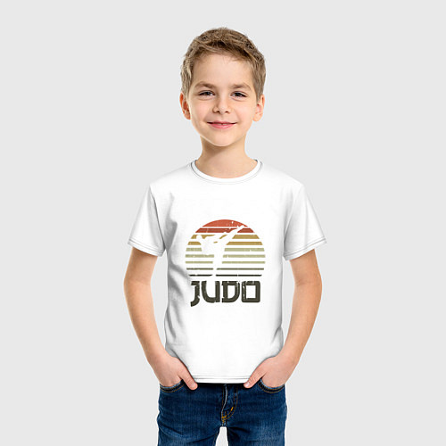 Детская футболка Judo Warrior / Белый – фото 3